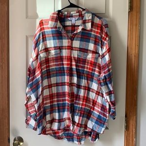 NWOT plaid shirt